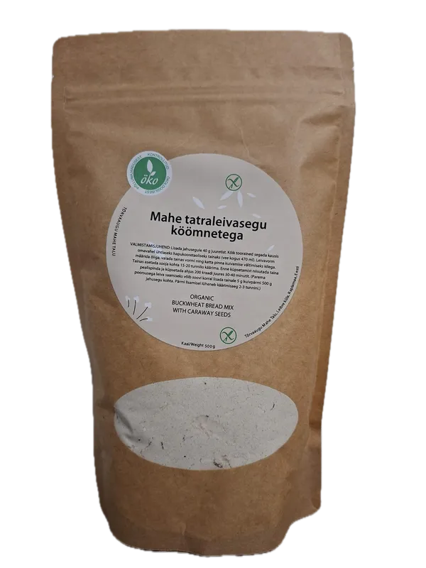 Luomu tattarikuminansiemen hapanjuurileipäseos 460g
