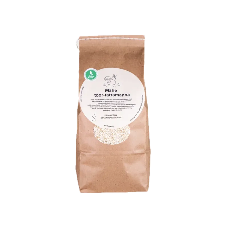 Luomu tattarimanna 10 kg