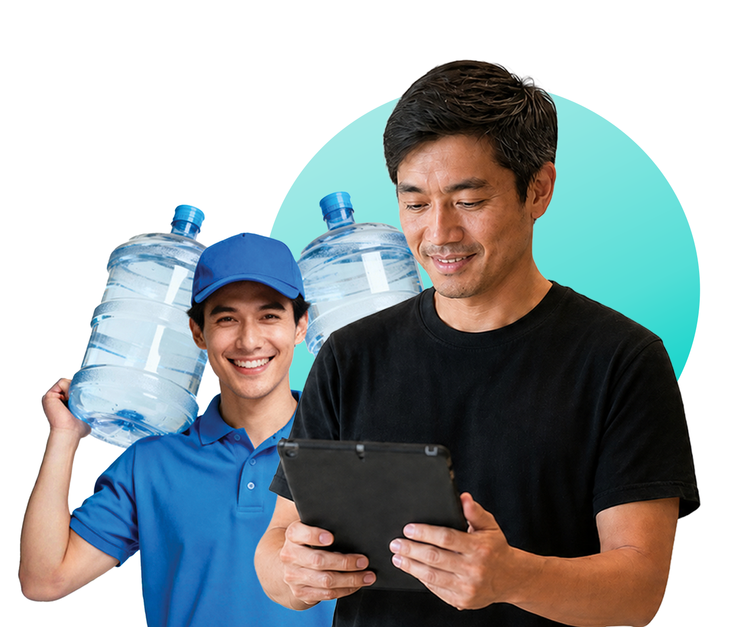 Water station operators with Smart Refill
