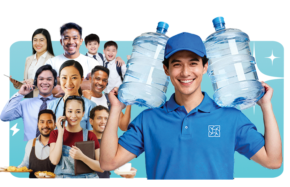 Person working on a laptop with notes