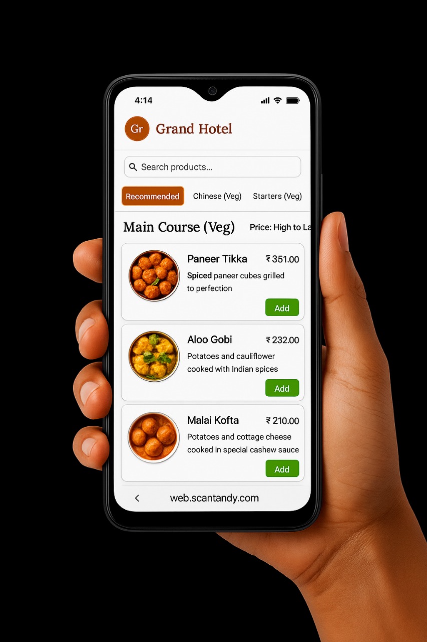 Smart Digital Menu