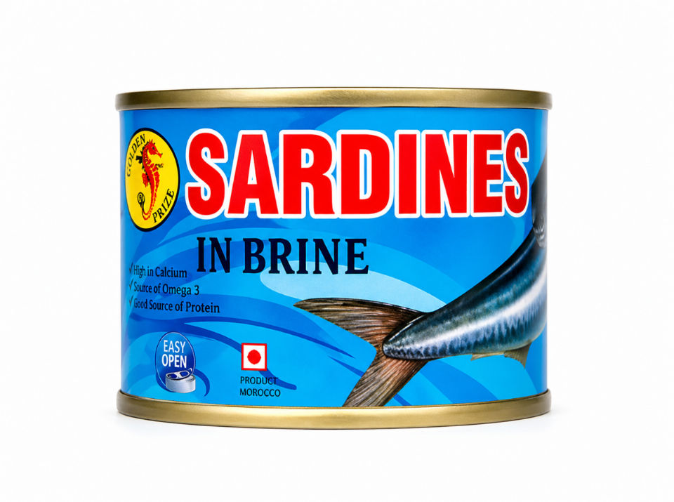 SARDINES IN BRINE 210G