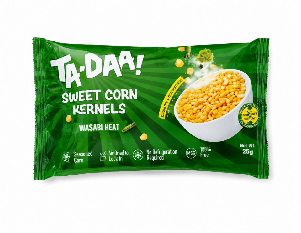 TA.DAA SWEET CORN KERNELS WASABI HEAT