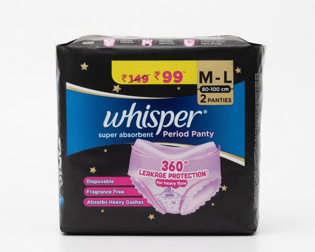 WHISPER PERIOD PANTY 2PANTIES