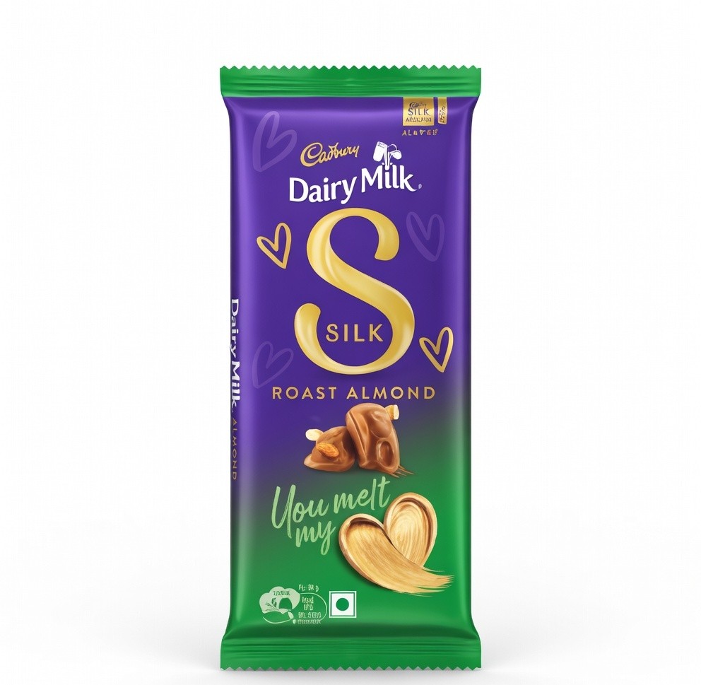 CALBOURY DAIRY MILK SILK ROAST ALMOND 52G