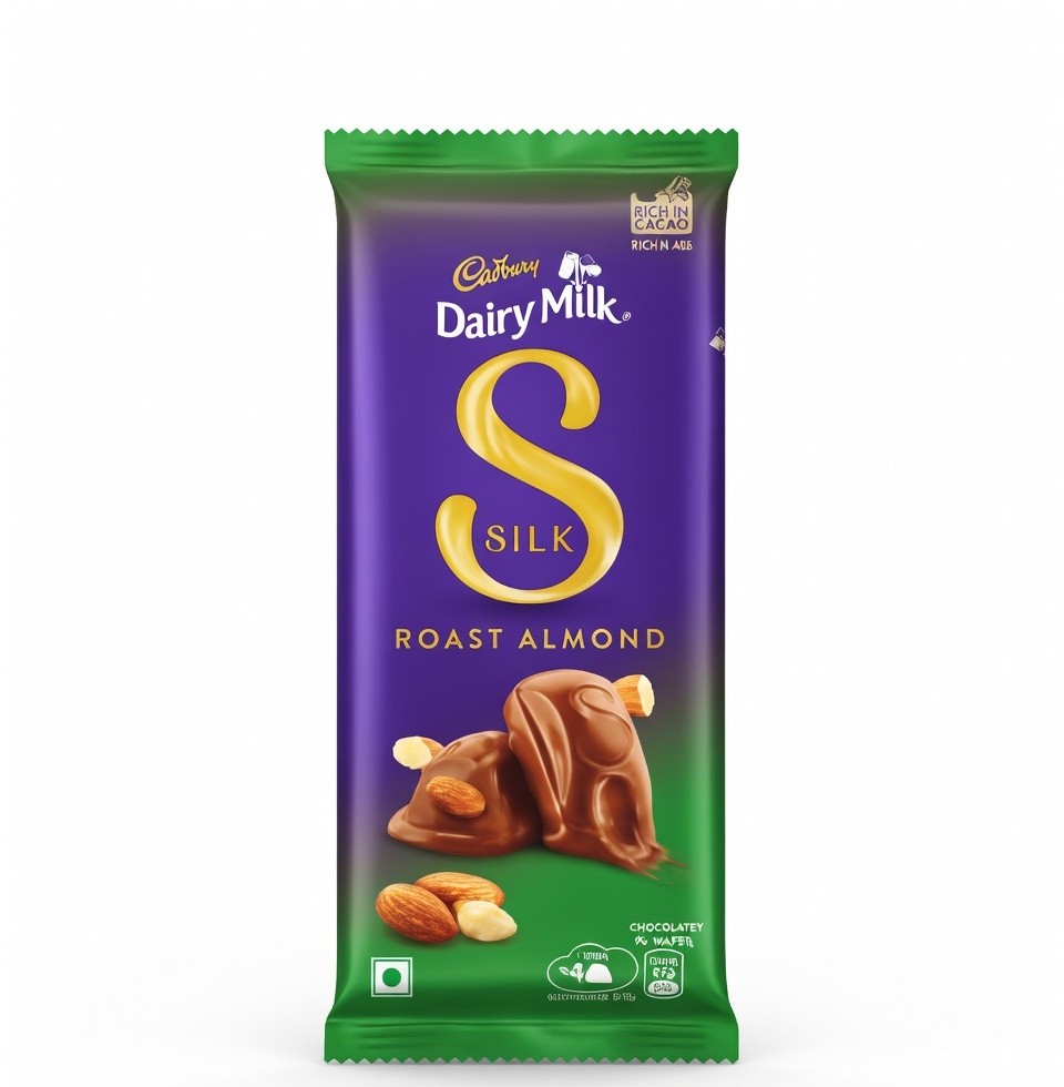 CALBURY DAIRY MILK SILK ROAST ALMOND 134G