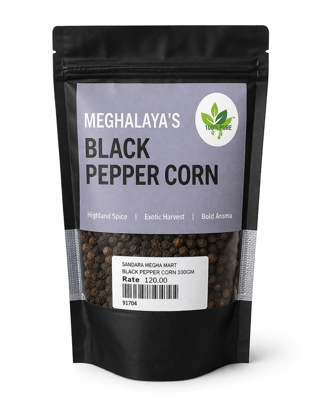 BLACK PEPER CORN 100GM