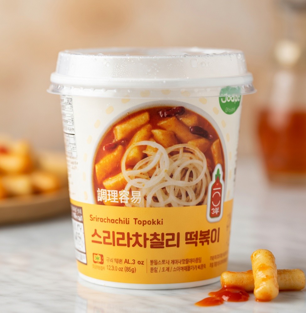 Joayo Sriracha Chili Tteokbokki Cup