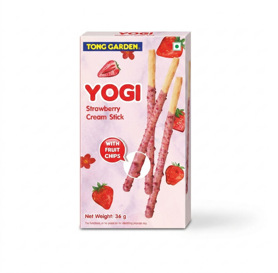 TONG GARDEN YOGI STRAWBERRY CREAM STICK