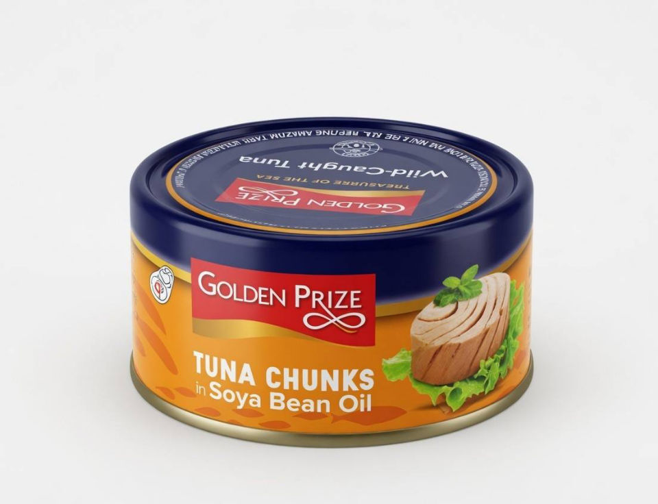 G/P TUNA CHUNKS SOYA BEAN OIL 185G