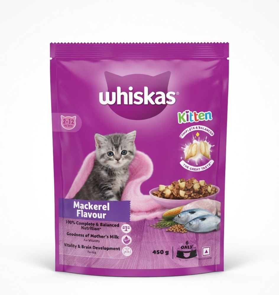 WHISKAS MACKERAL 450GM