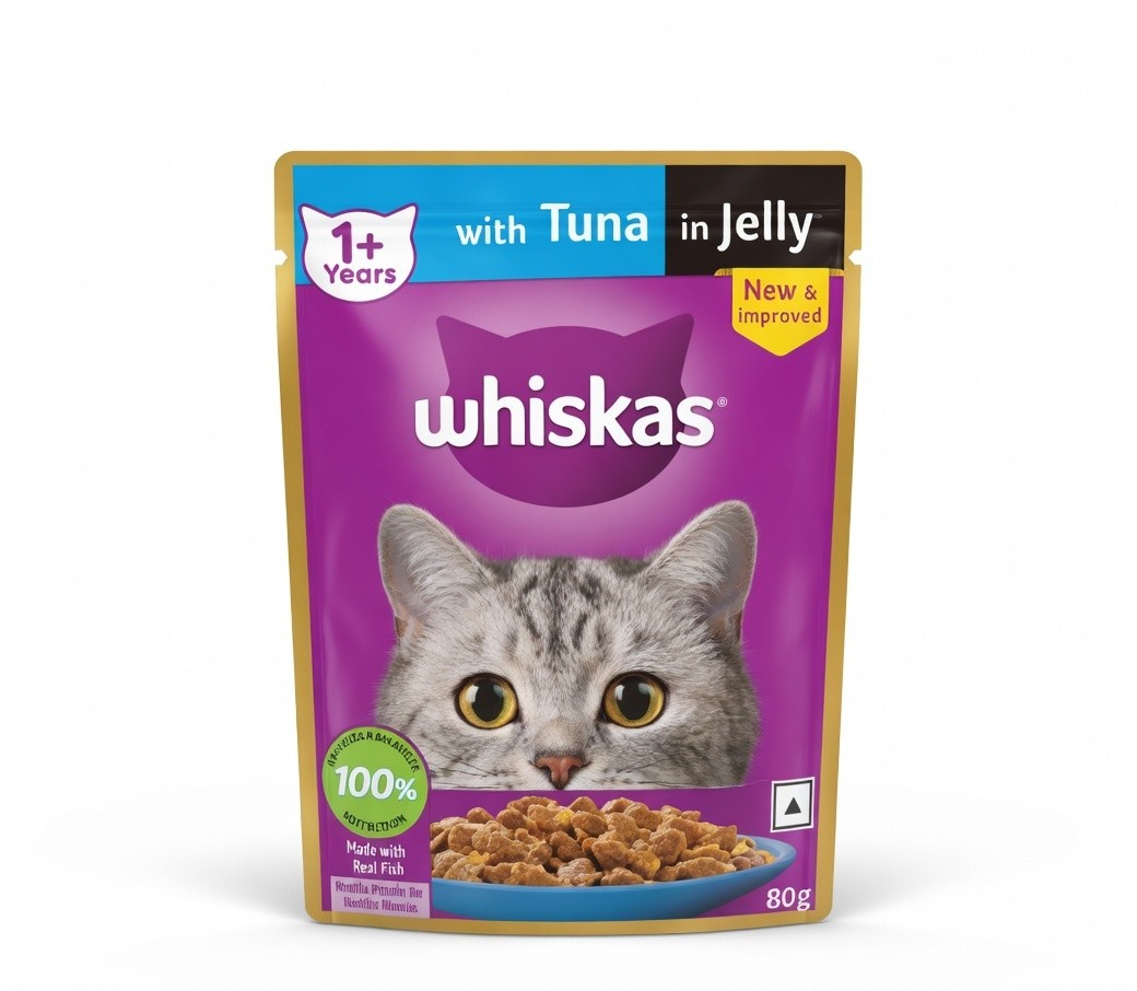WHISKAS TUNA IN JELLY 80G