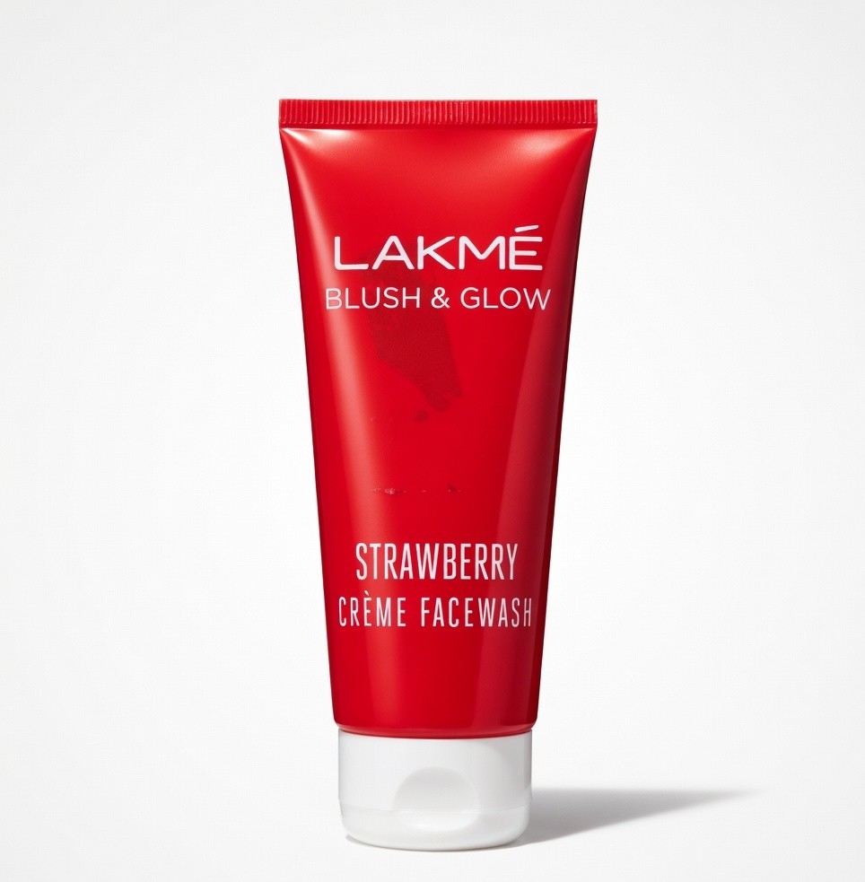 LAKME BLUSH GLOW STRAWBERRY CRME FACEWASH 100G