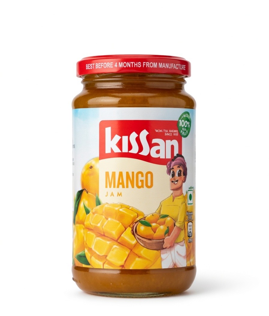 KISSAN MANGO JAM 490G