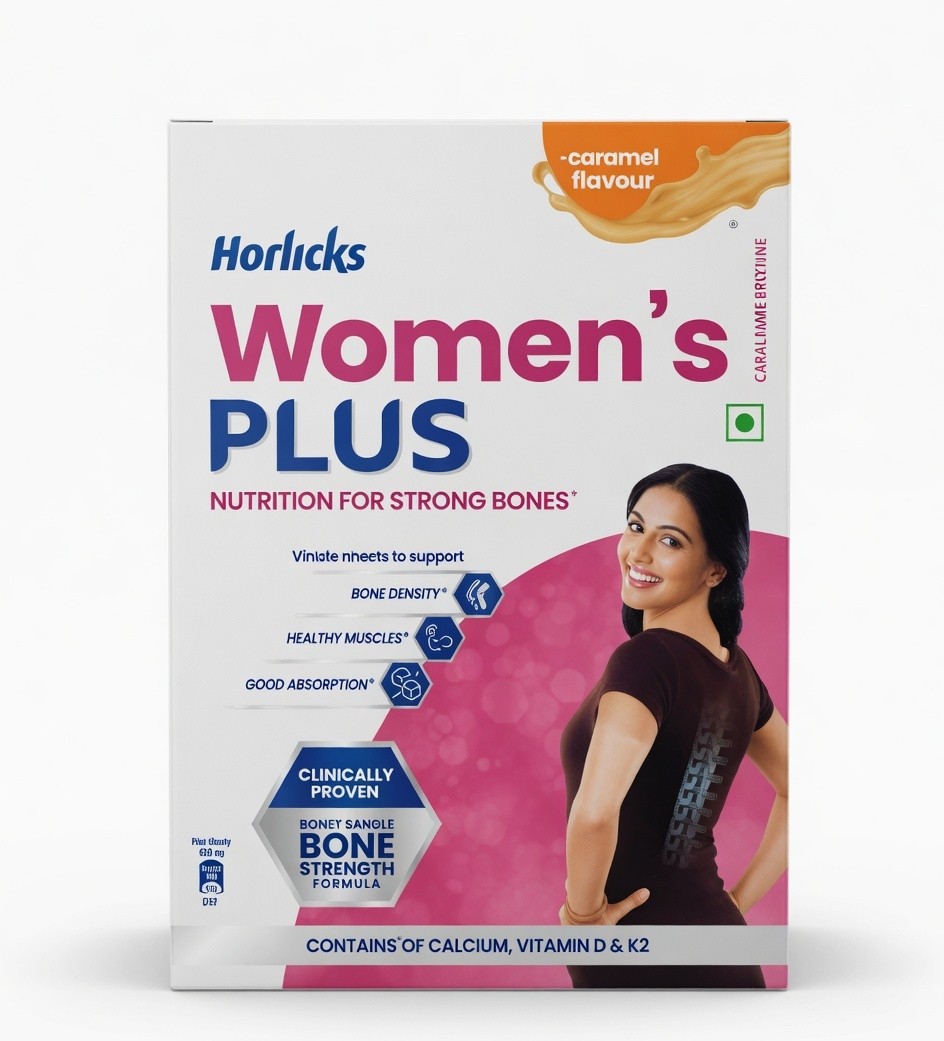 HORLICKS WOMENS PLUS CARAMEL FLAVOUR 400G