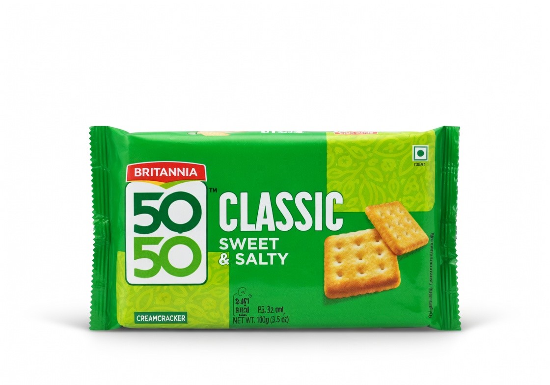 Britannia 50-50 Biscuits