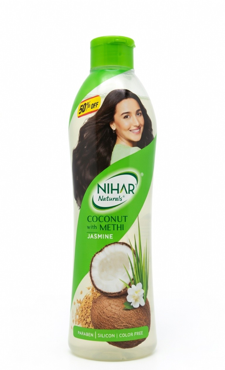 NIHAR COCONUT HAIR OIL JASMINE 400ML