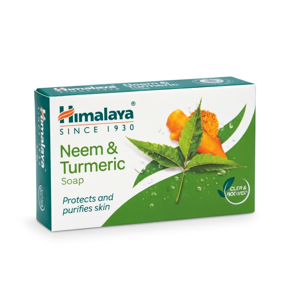 HIMALAYA NEEM & TURMERIC SOAP 75GM
