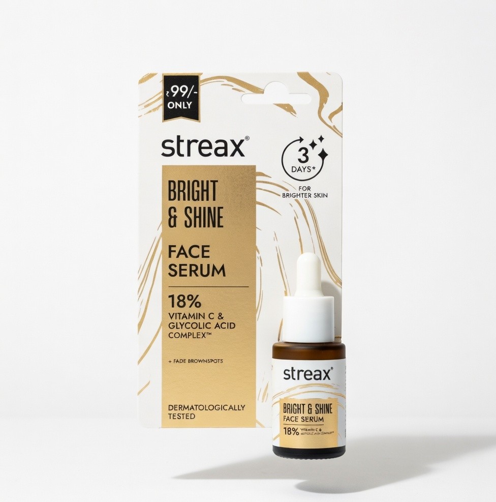 Streax Bright & Shine Face Serum