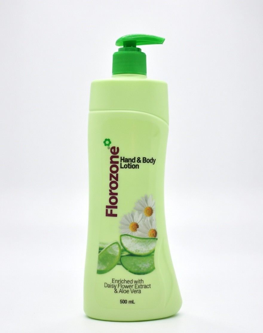 FLOROZONE AND BODY LOTION WITH ALOE VERA 500ML