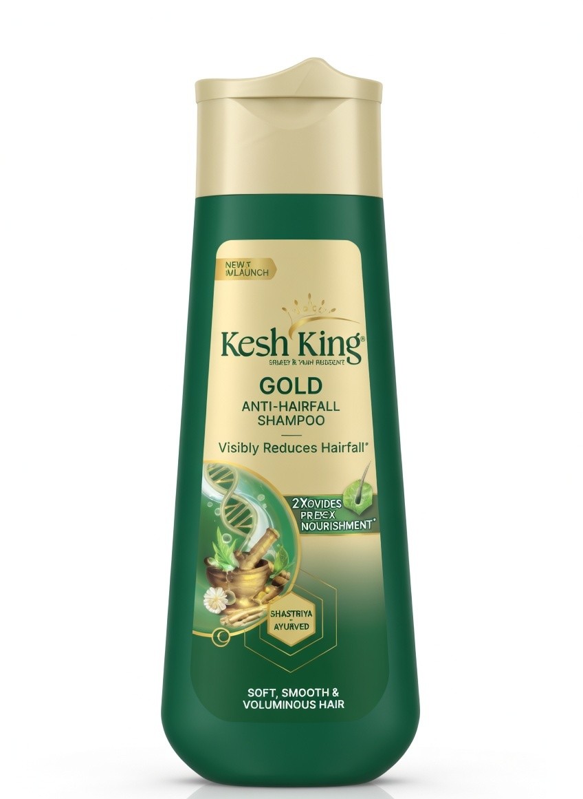KESH KING GOLD ANTI HAIRFALL SHAMPOO 200ML