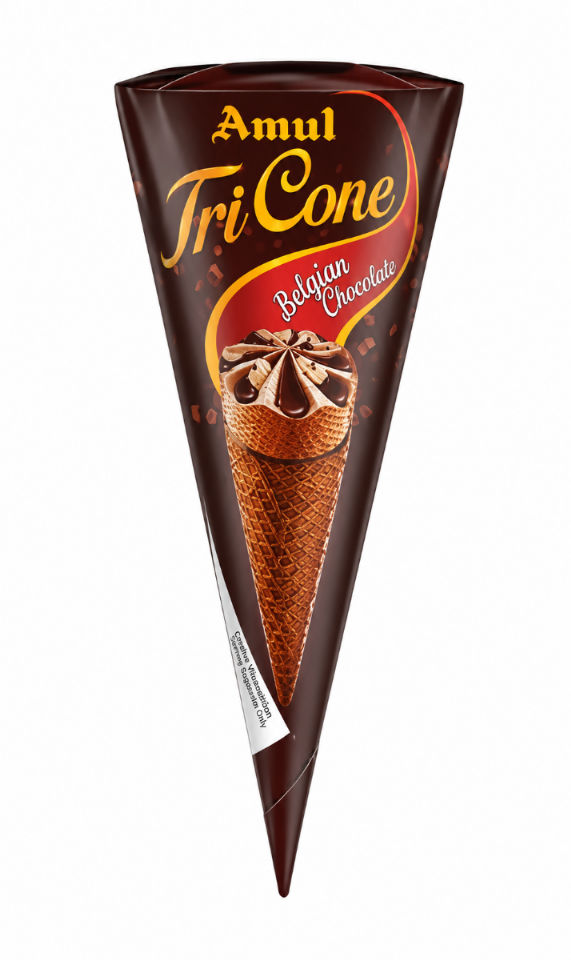 Amul tri cone kesar pista