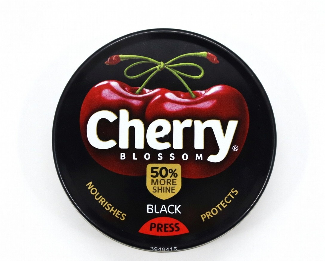 Cherry Blossom Black Shoe Polish