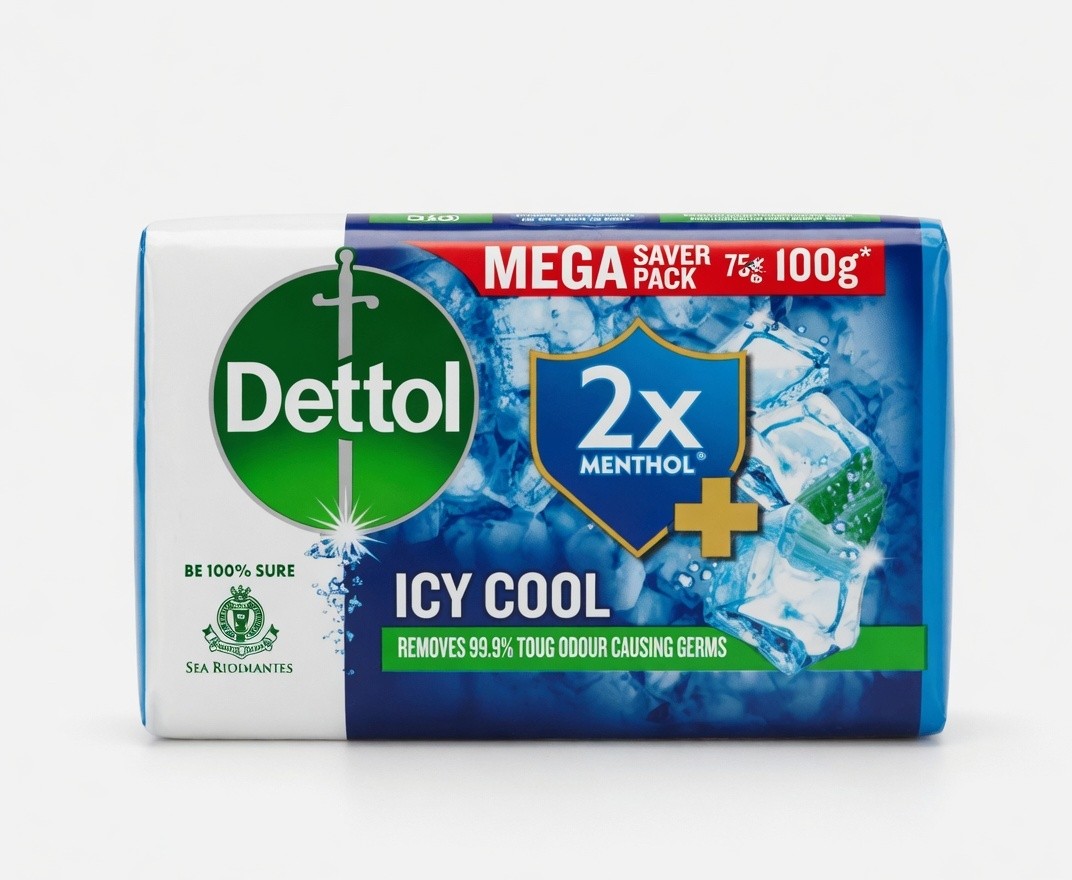 DETTOL ICY COOL 2X 100G