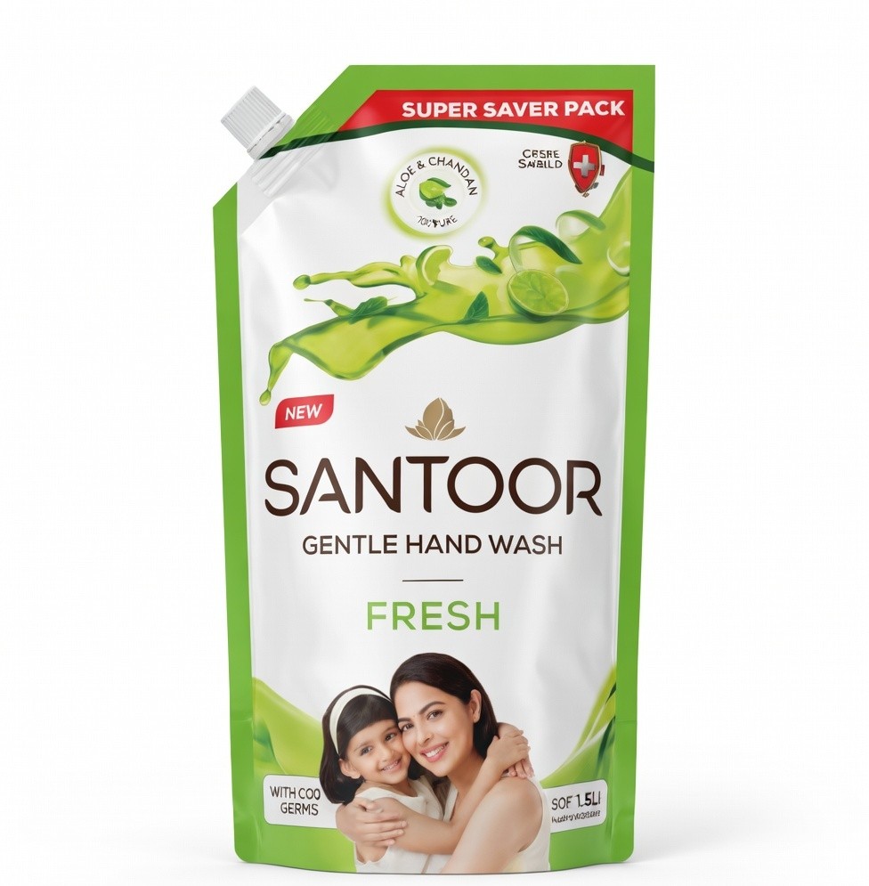 SANTOOR HAND WASH FRESH 750GM
