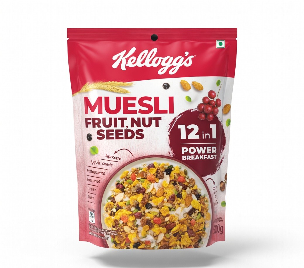 KELLOGGS MUESLI FRUIT AND NUTS