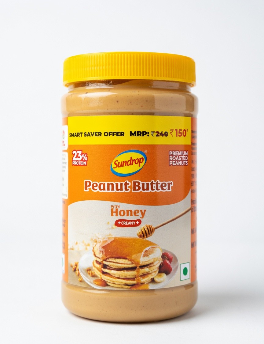 SUNDROP PEANUT BUTTER 462GM