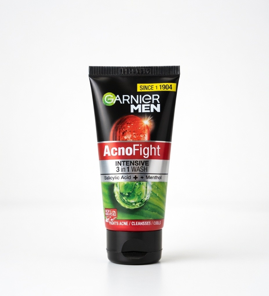 GARNIER MEN ACNOFIGHT ANTI-PIMPLE FACE WASH 50G