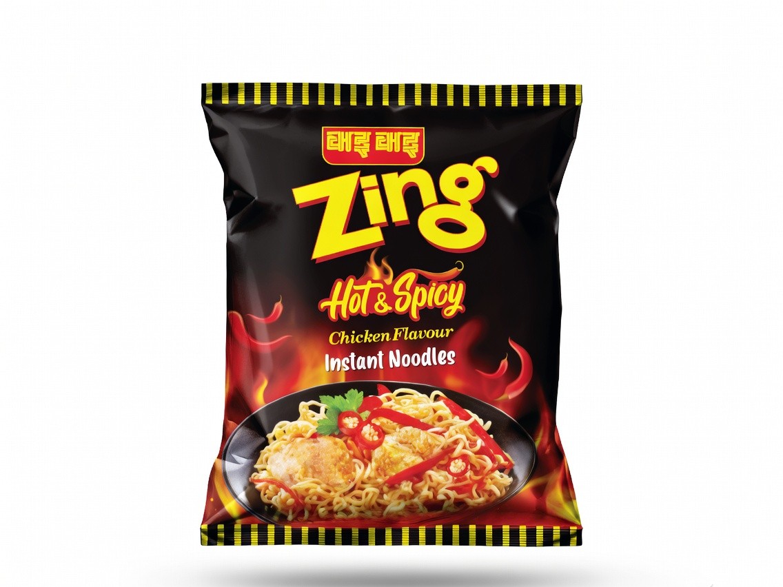 ZING HOT & SPICY CHICKEN NOODLES