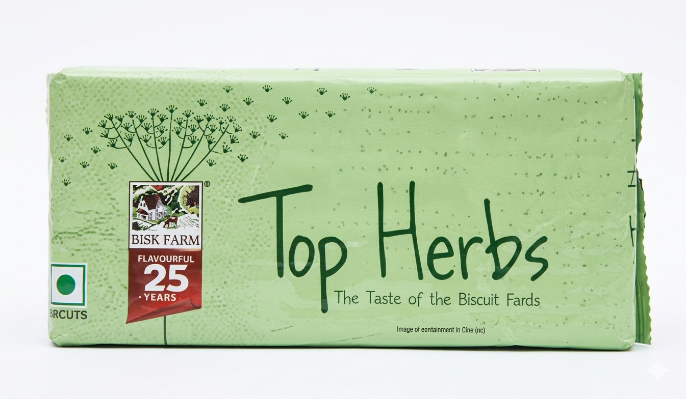 Bisk Farm Top Herbs Crackers