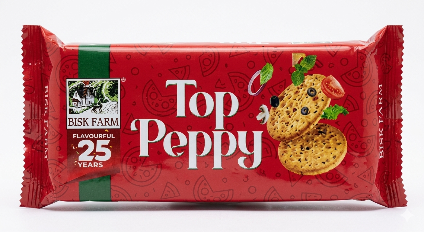 Bisk Farm Top Peppy Biscuits