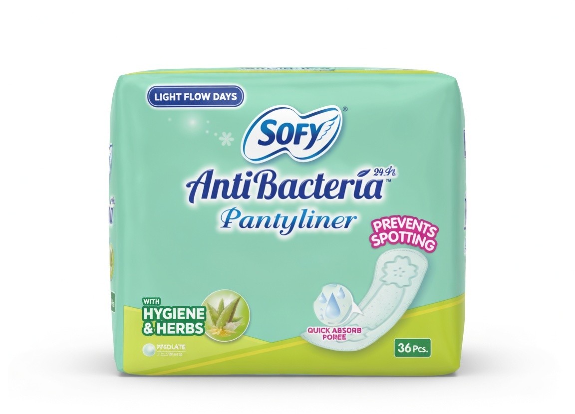 SOFY ANTIBACTERIA PANTYLINER 36PIC