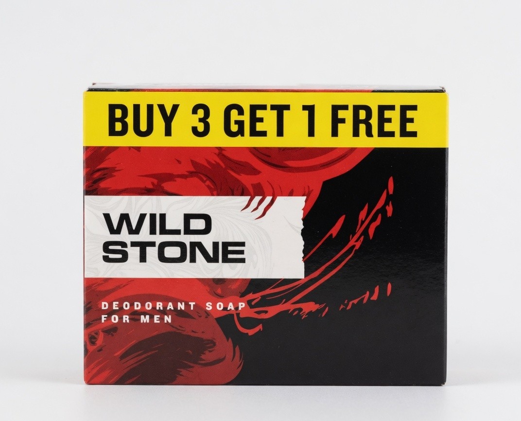 WILD STONE SOAP BUY 3 GET 1 FREE 300GM
