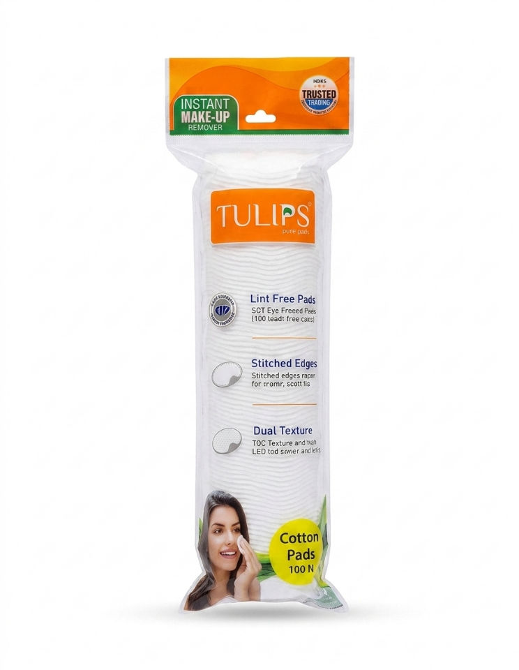 TULIPS COTTON PADS 100N