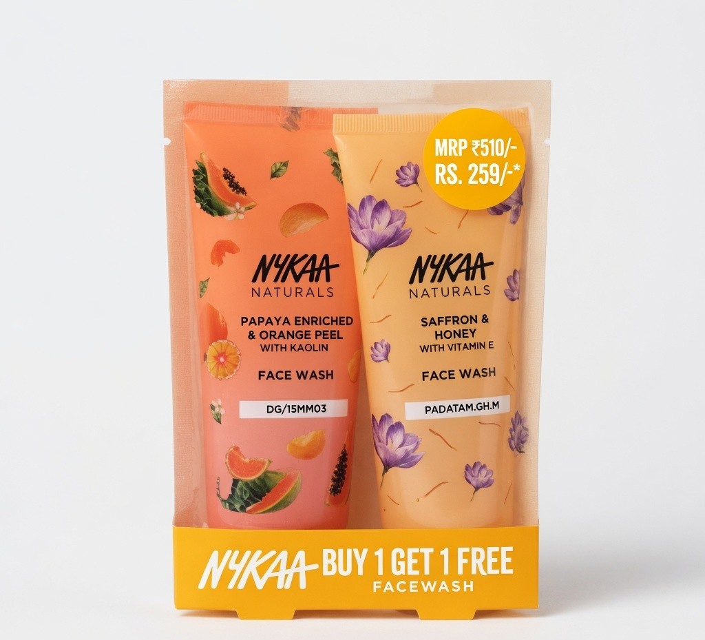 NYKAA SAFFRON & PAPAYA BUY 2 GET 1 FREE