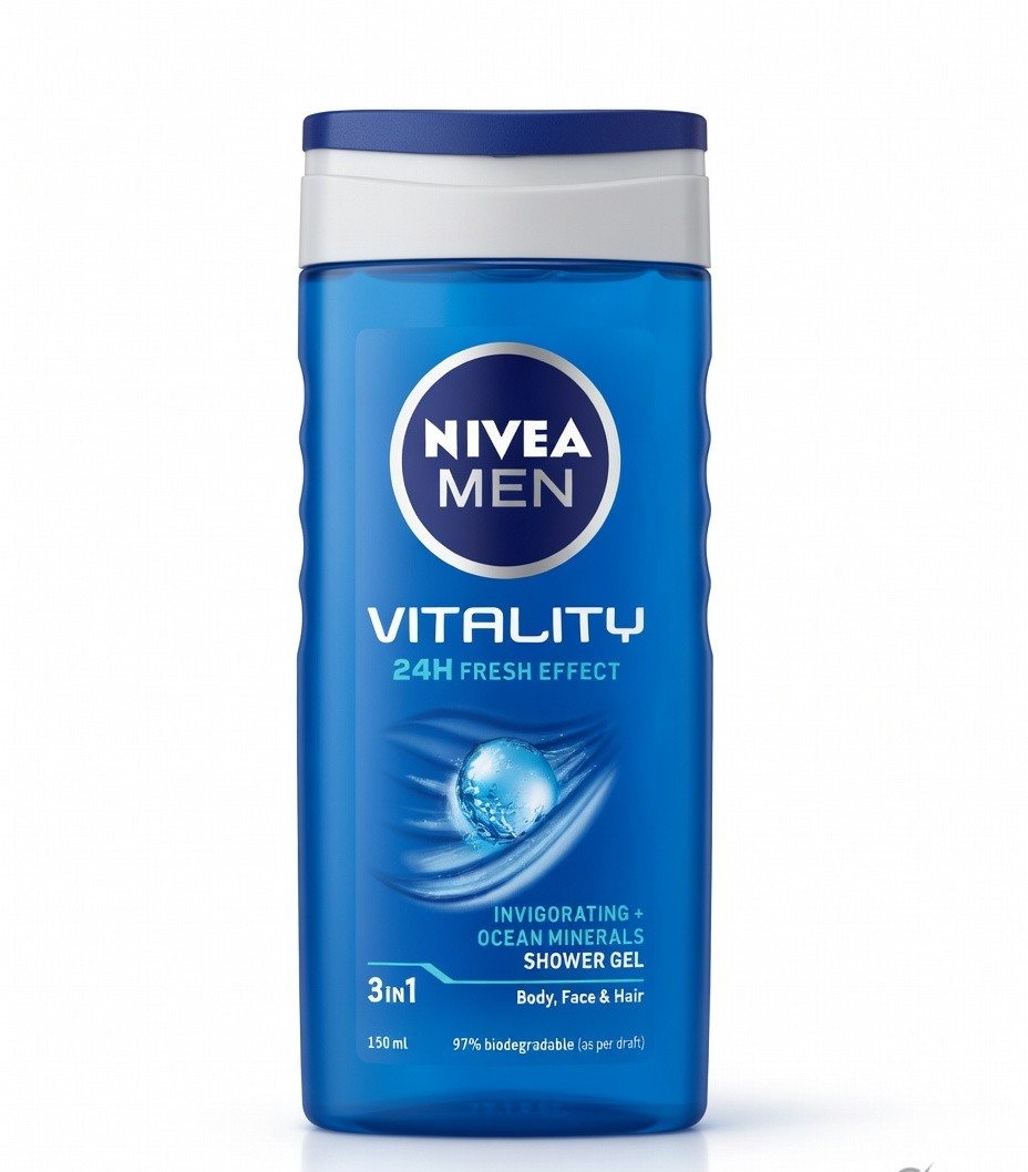 NIVEA MEN  VITALITY SHOWER GEL