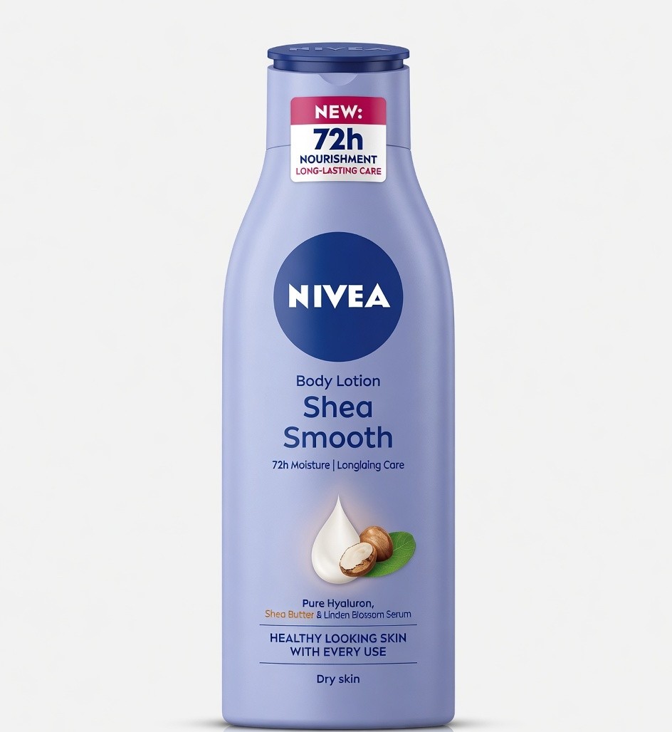 NIVEA BODY LOION SHEA SMOOTH PURE HYALURON 200ML