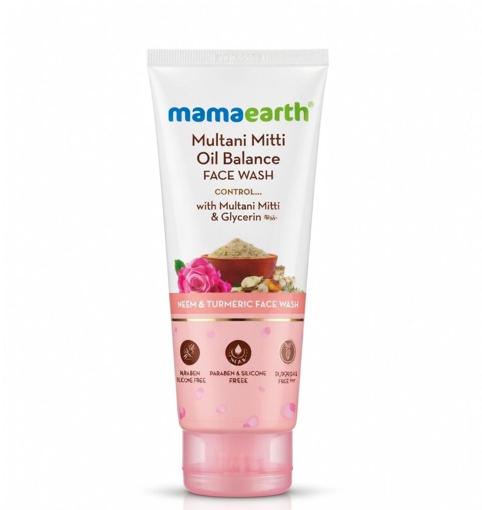 MAMAEARTH MULTANI MITTI FACE WASH 100ML