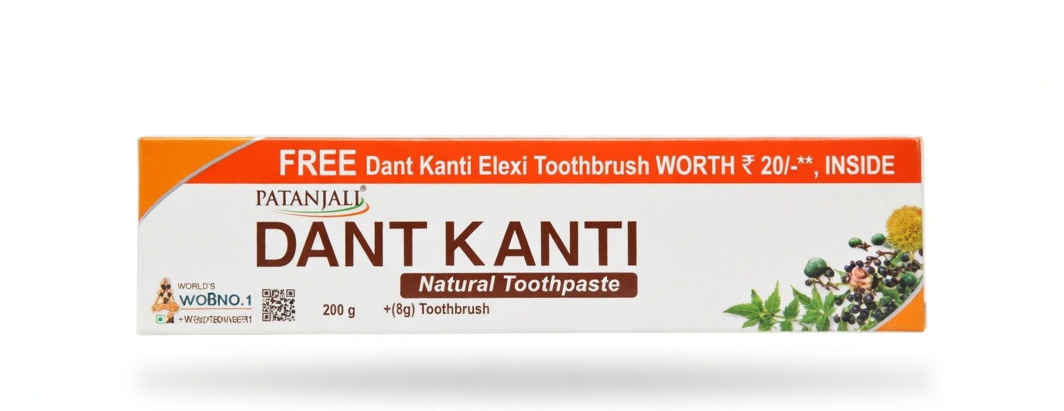 PATANJALI DANTKANTI NATURAL TOOTHPASTE 200G
