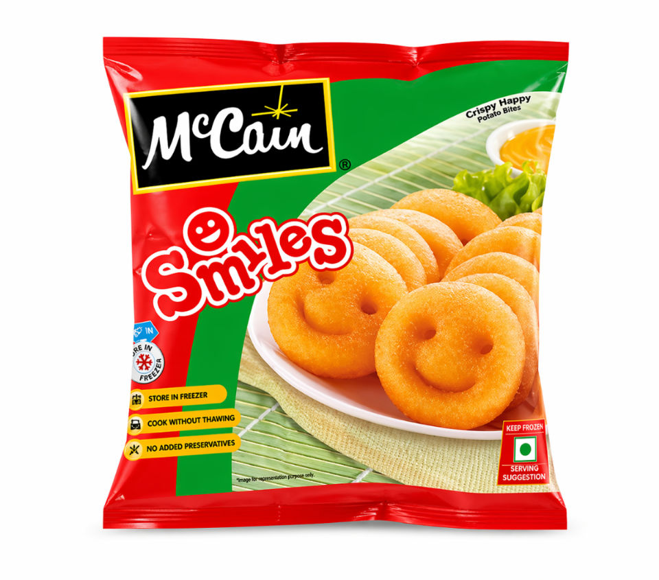 MCCAM SMILIES POTATOES 500GM