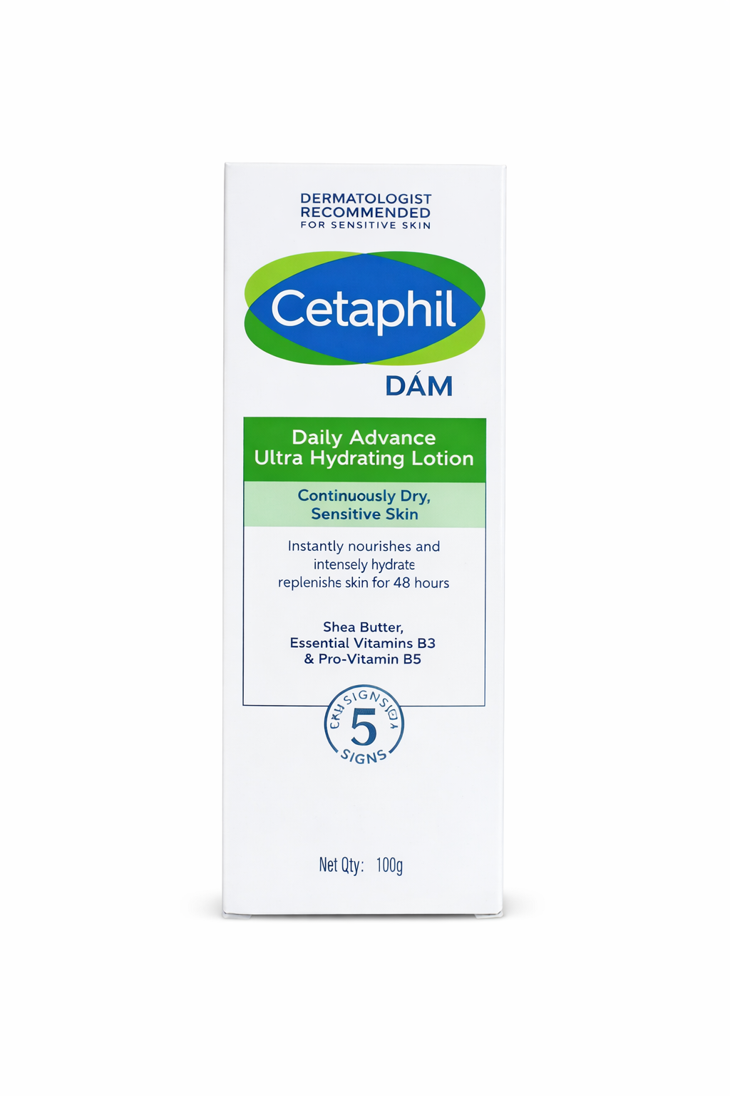 CETAPHIL DAM HYDRATING LOTION 100GM