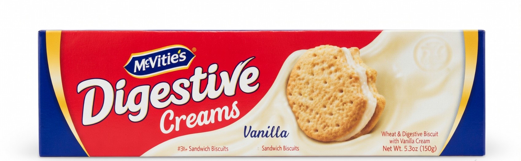 McVitie's Digestive Cream Vanilla Biscuit