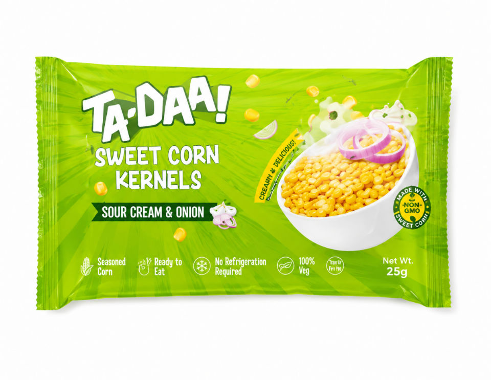 TA.DAA SWEET CORN KERNELS SOUR CREAM AND ONION