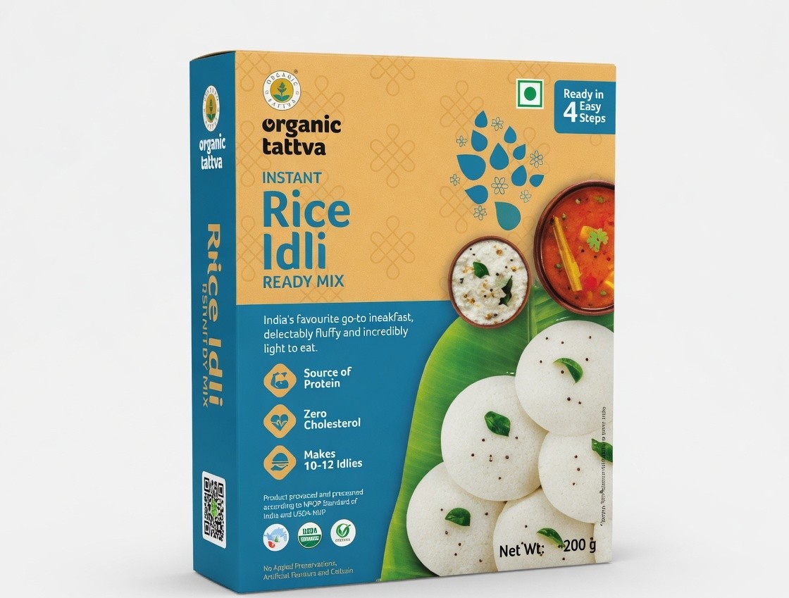 ORGANIC RICE IDLI READY MIX 200G