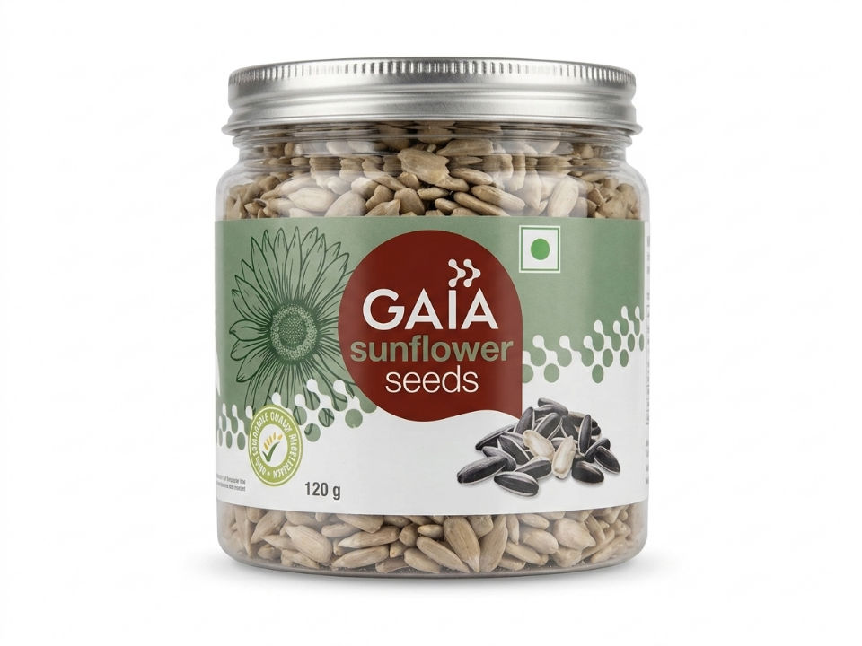 GAIA SUNFLOWER SEEDS 120G