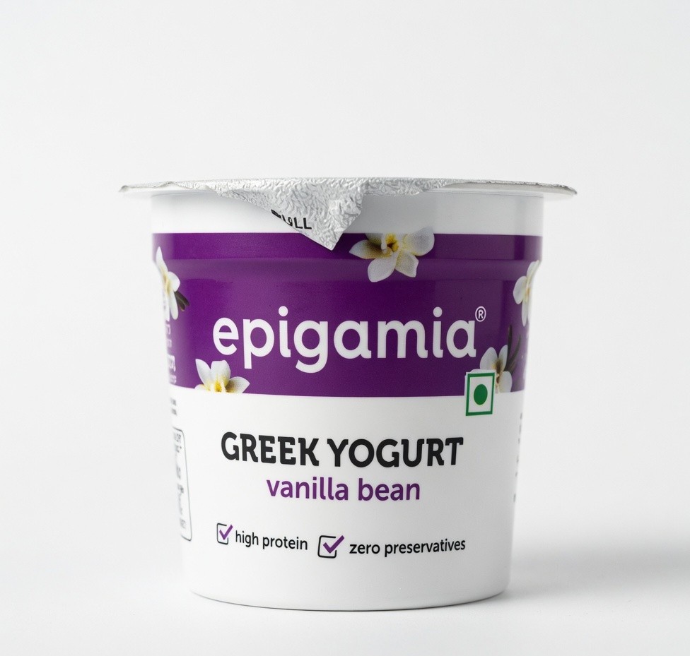 Epigamia Greek Yogurt Vanilla Bean